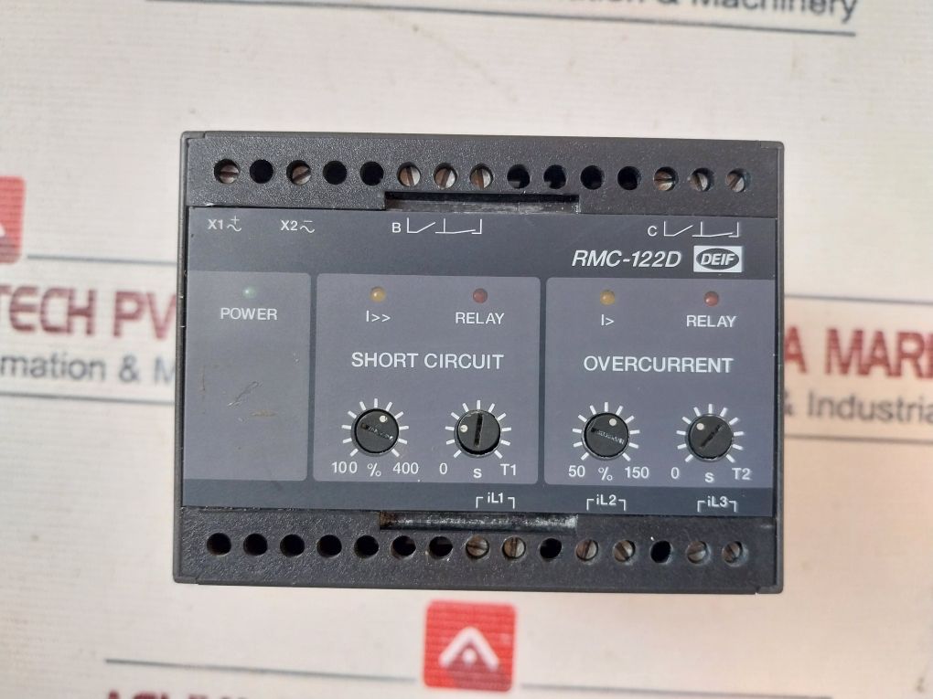 Deif Rmc-122D Short Circuit And Current Relay 440V Ac