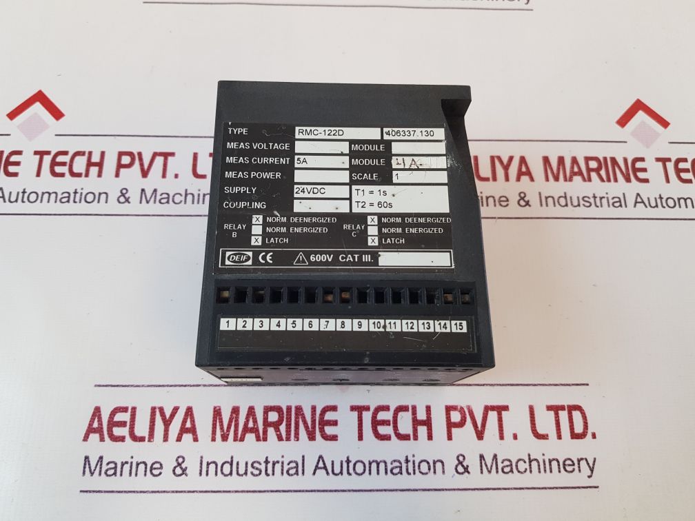 Deif Rmc-122D Short Circuit Relay 406337.130