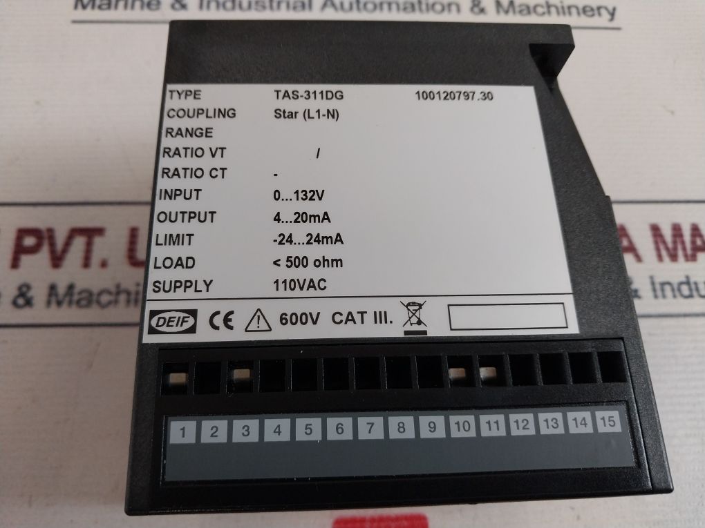Deif Tas-311Dg Selectable Ac Transducer 110V