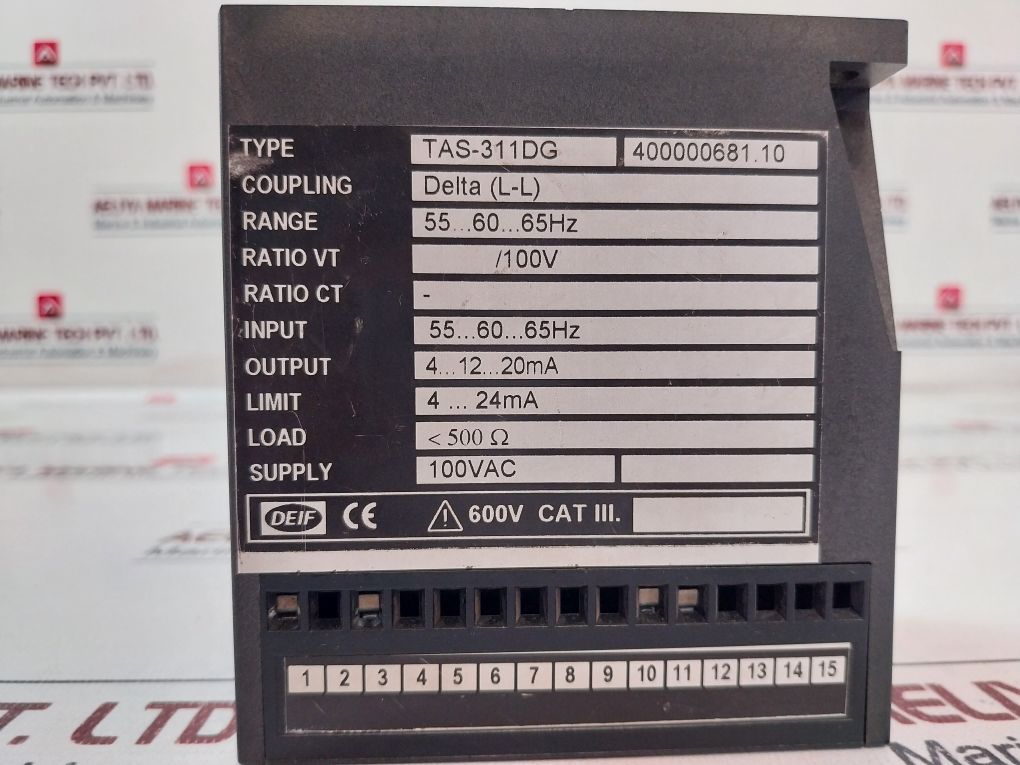 Deif Tas-311Dg Selectable Transducer 100Vac