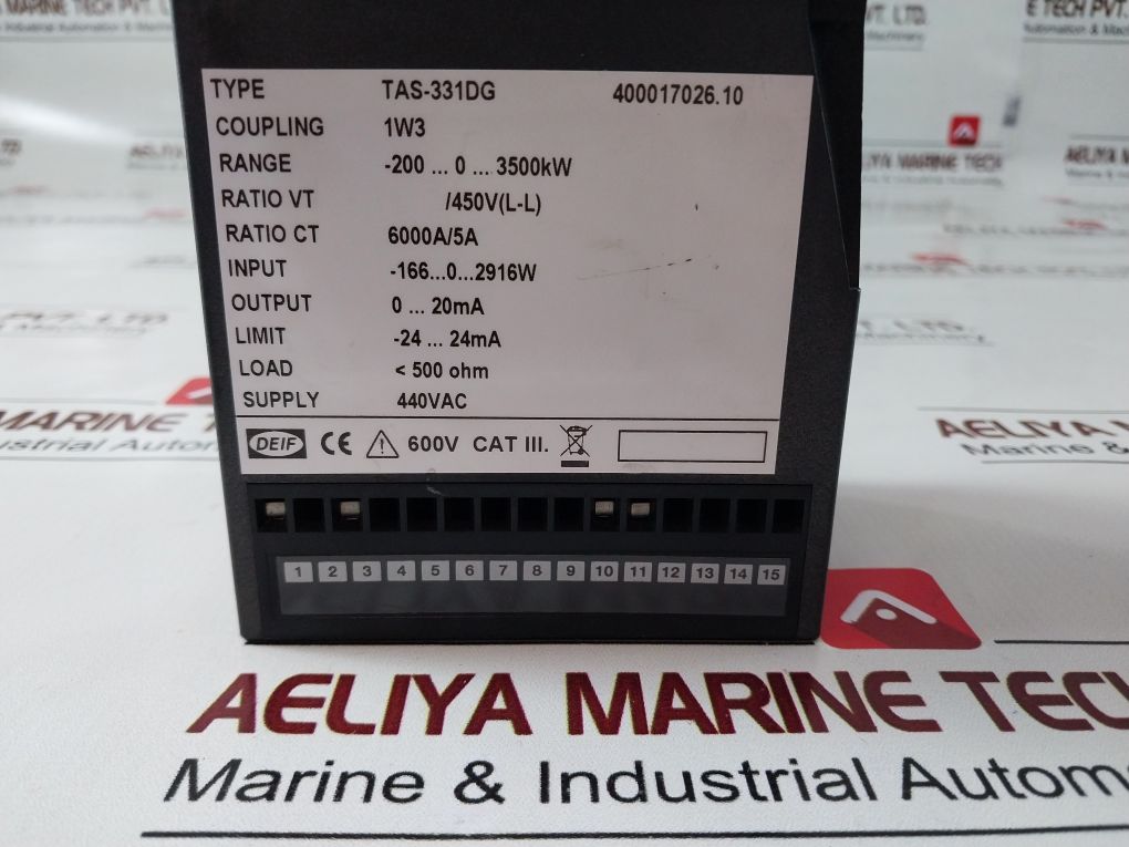 Deif Tas-331Dg Transducer -200…0…3500Kw
