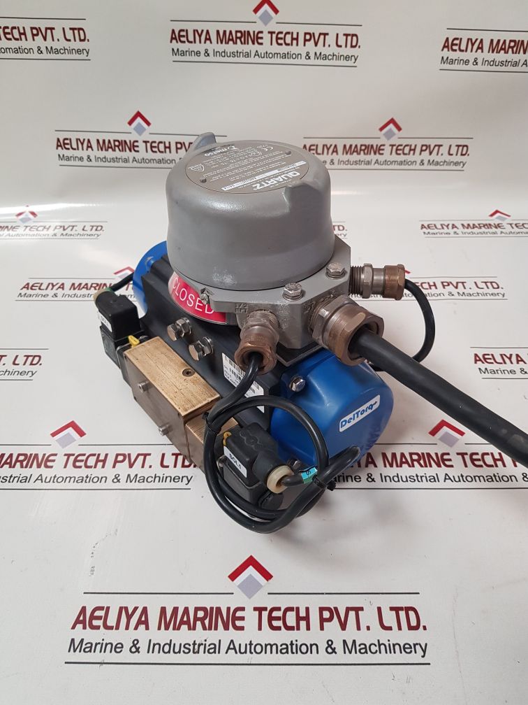 Deltech Deltorq Da Pneumatic Valve Actuator With Quartz Qx33K03Sdm Positioner