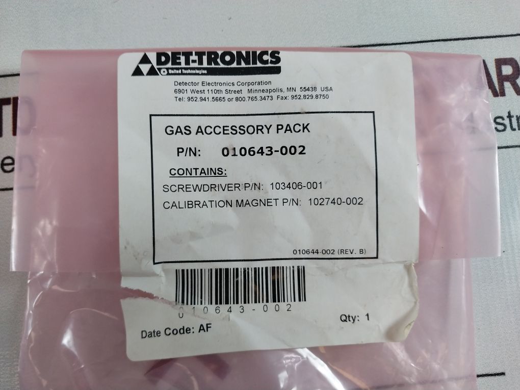 Det-tronics Opecls2M18W1R Ges Detector Receiver With Mounting Hardware 007719031