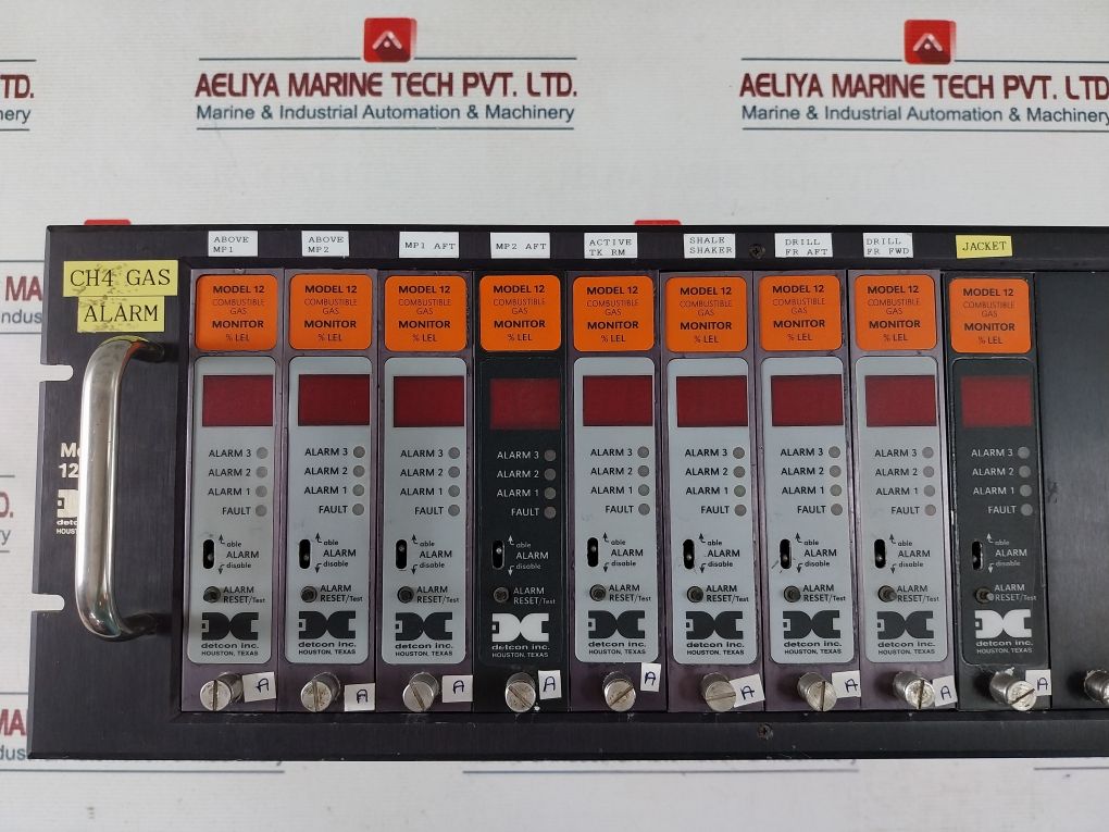 Detcon 1212B Gas Detection Control System 24 Vdc