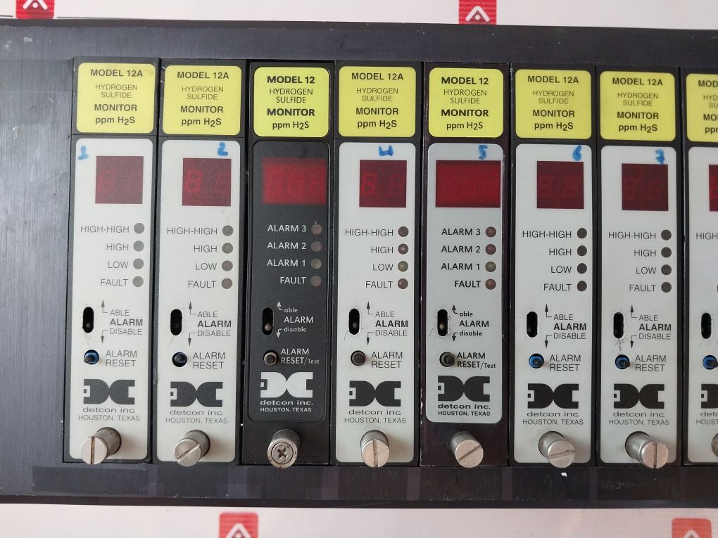 Detcon Model 12 Cobustible Gas Monitor Rs-485 Id