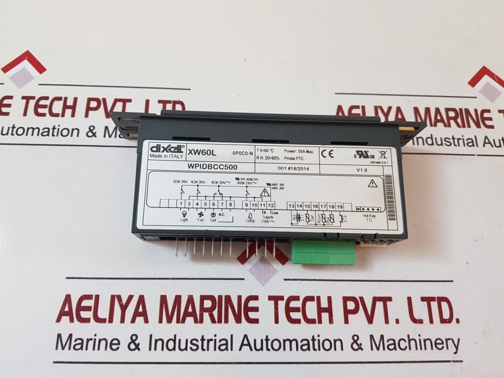 Dixell xw60l-5p0c0-n temperature controller