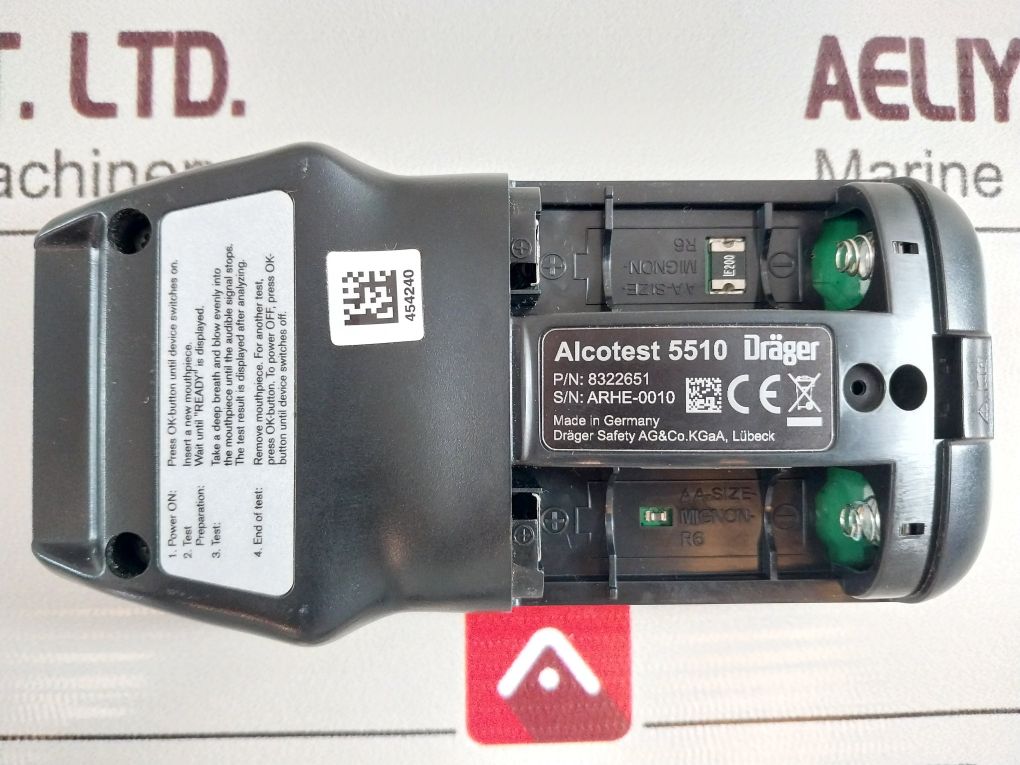 Drager Alcotest 5510 Alcohal Anlyzer 8322651