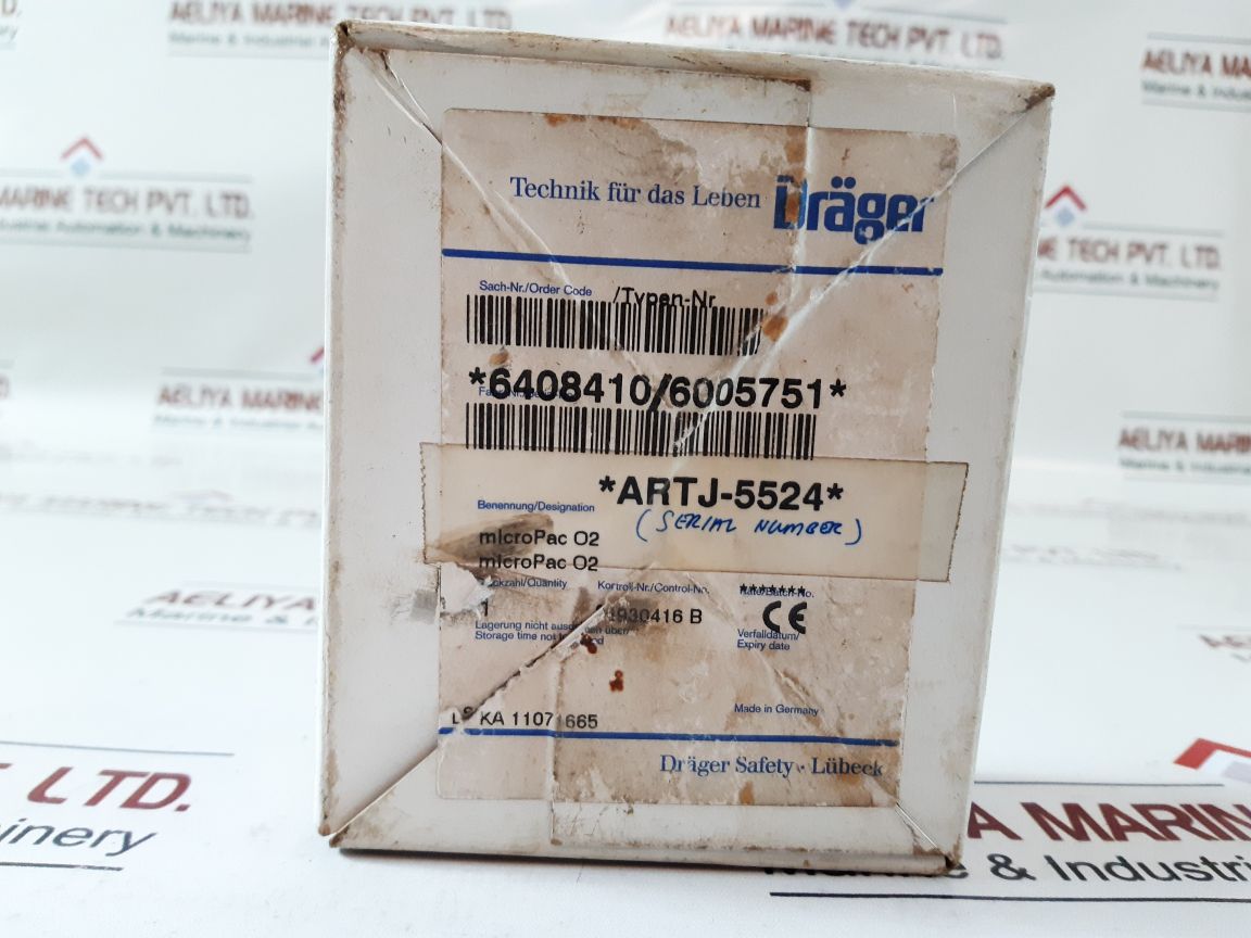 Drager Micropac 64 08 410 Personal Gas Alarm