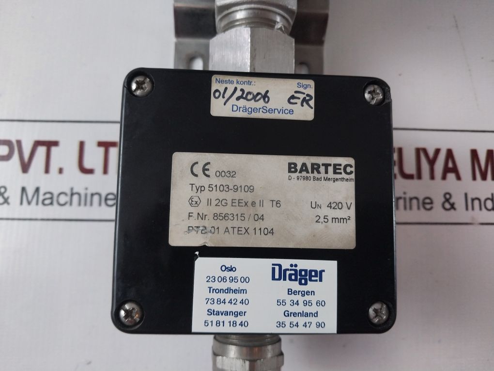 Drager Polytron 2 Ir Style 334 Infrared Gas Detector 6810100