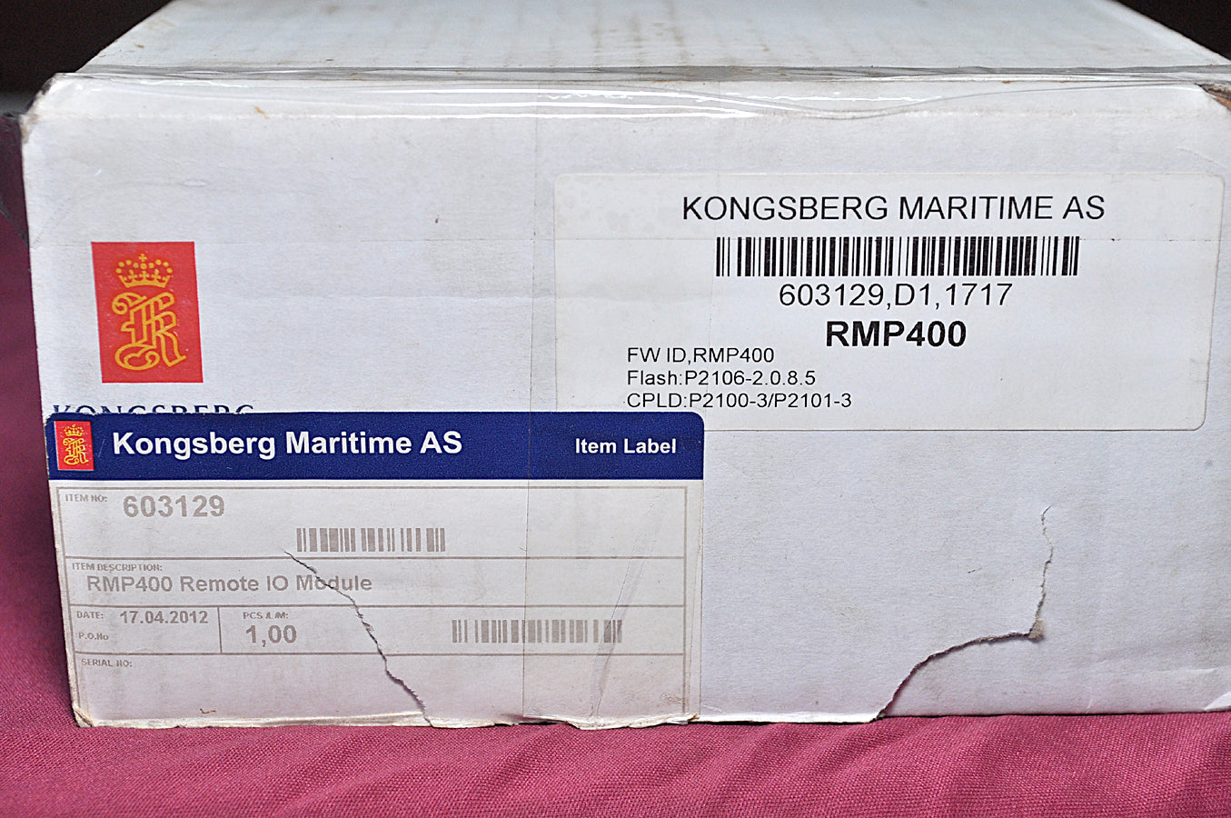 Kongsberg rmp400 module 603129
