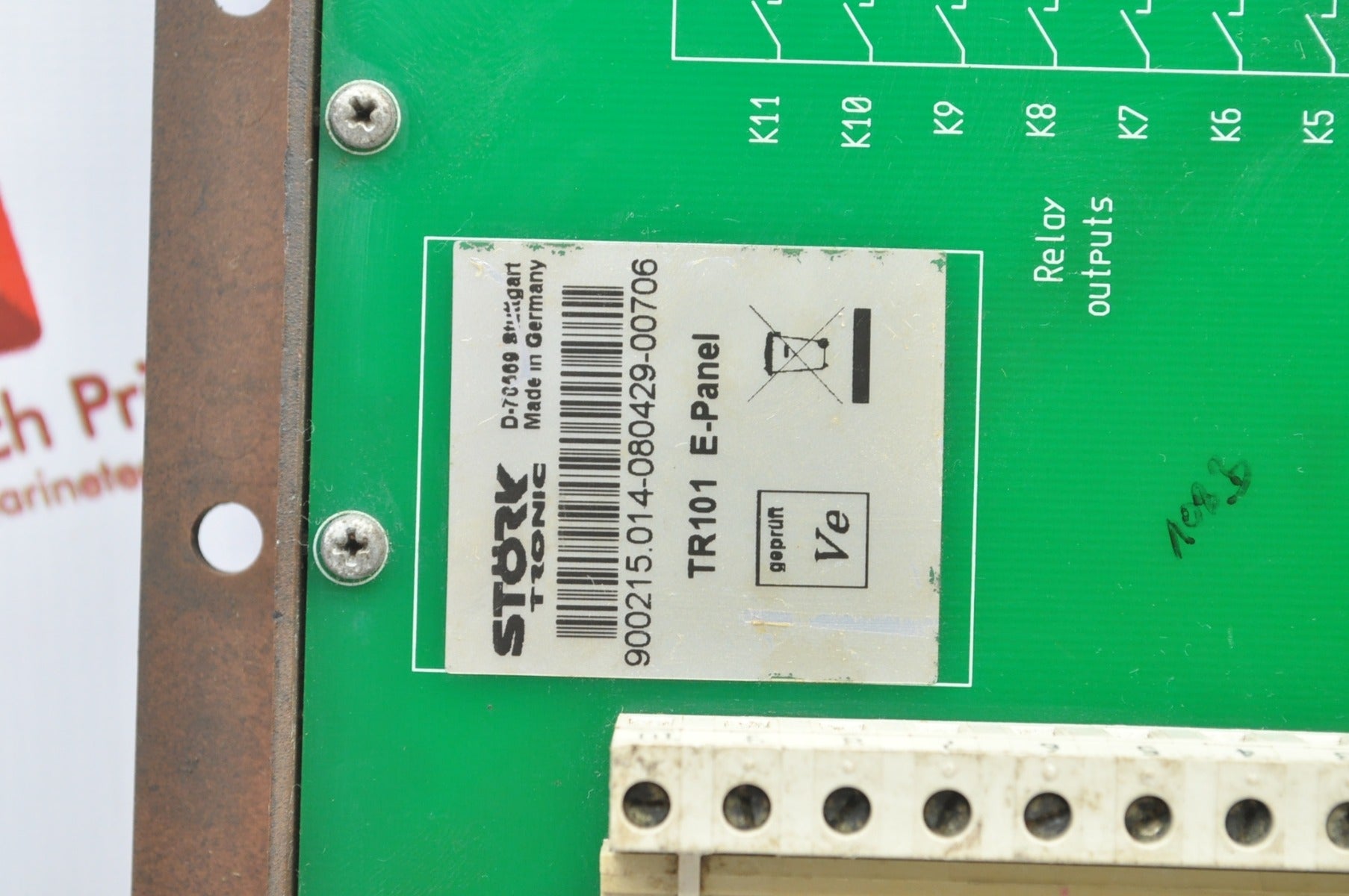 Stork tronic tr101 e-panel