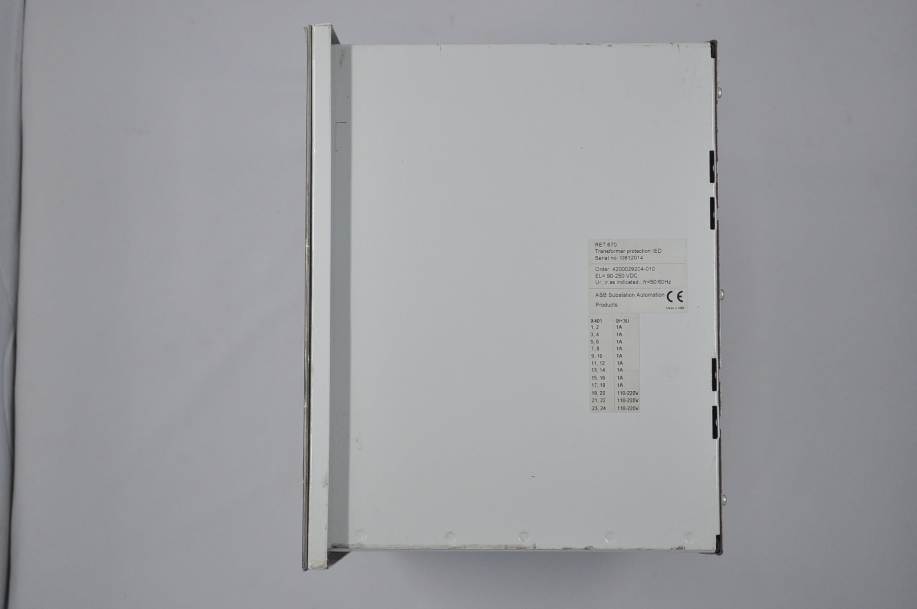 Abb ret670 transformer protection ied