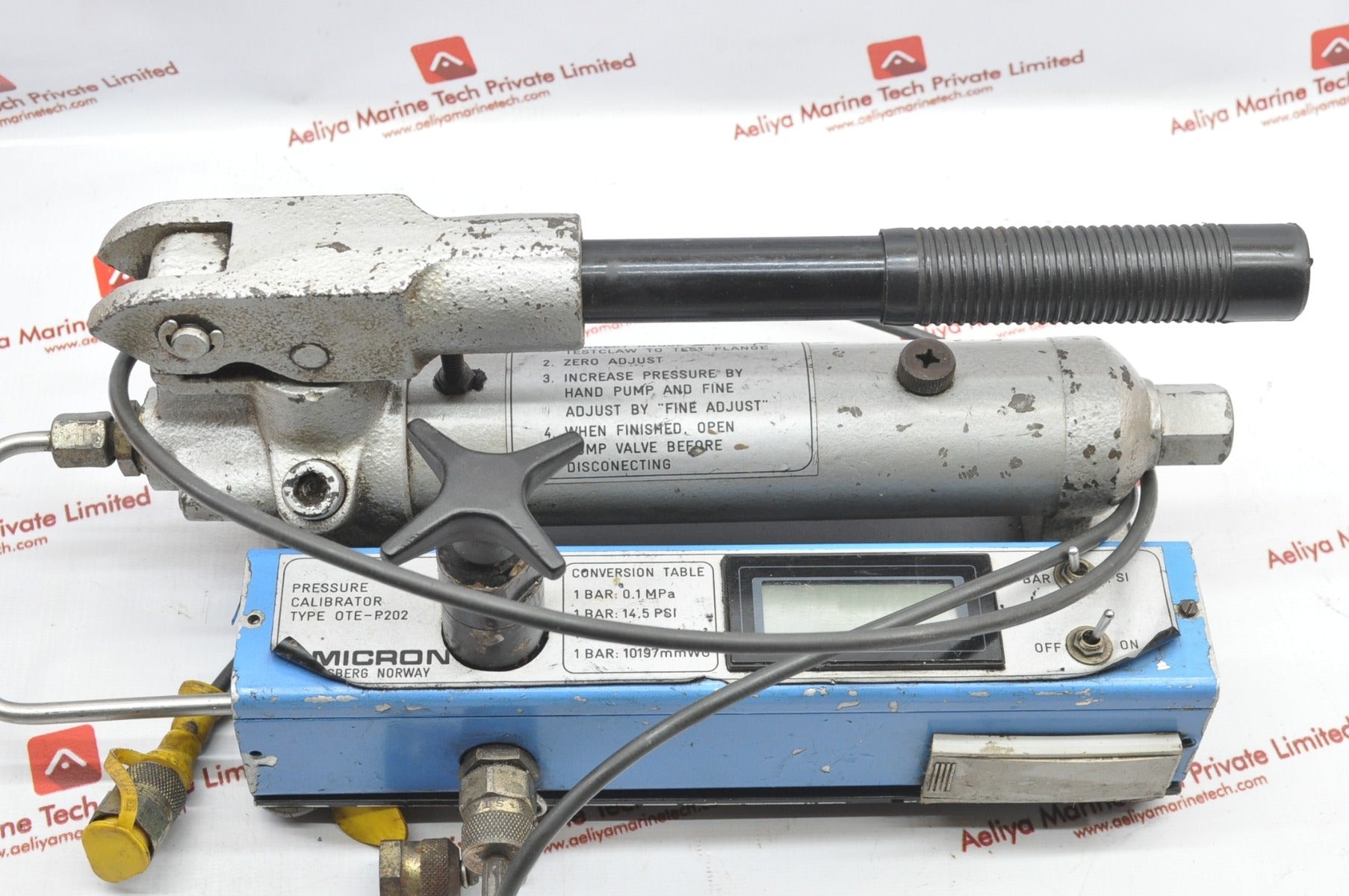 Omicron Ote-p202 Pressure Calibrator
