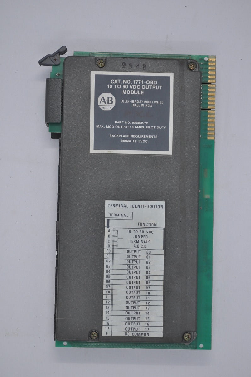 Allen bradley 1771-obd vdc output module