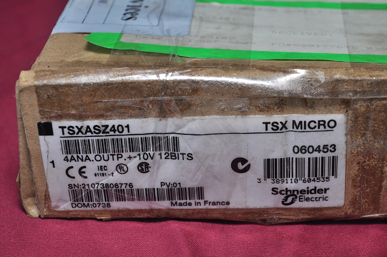 Schneider automation tsxasz401 4ana output module