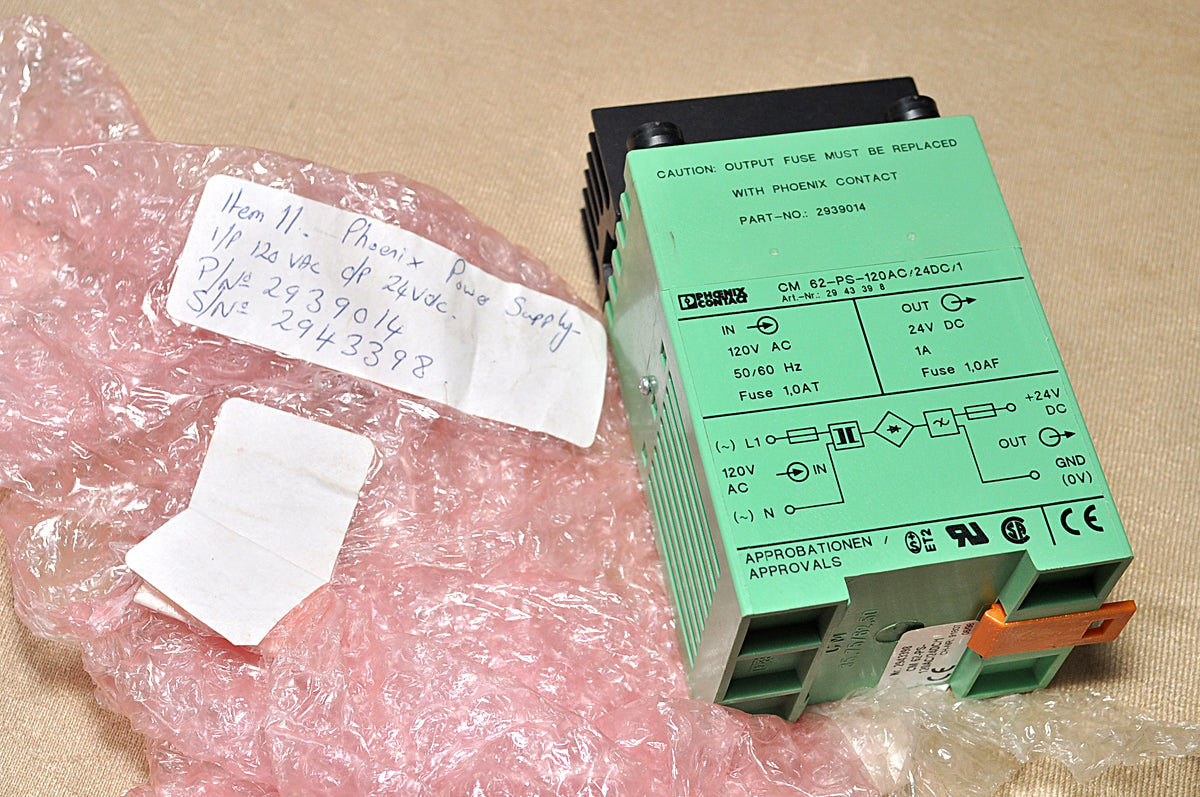 phoenix contact 2939014 24vdc power supply