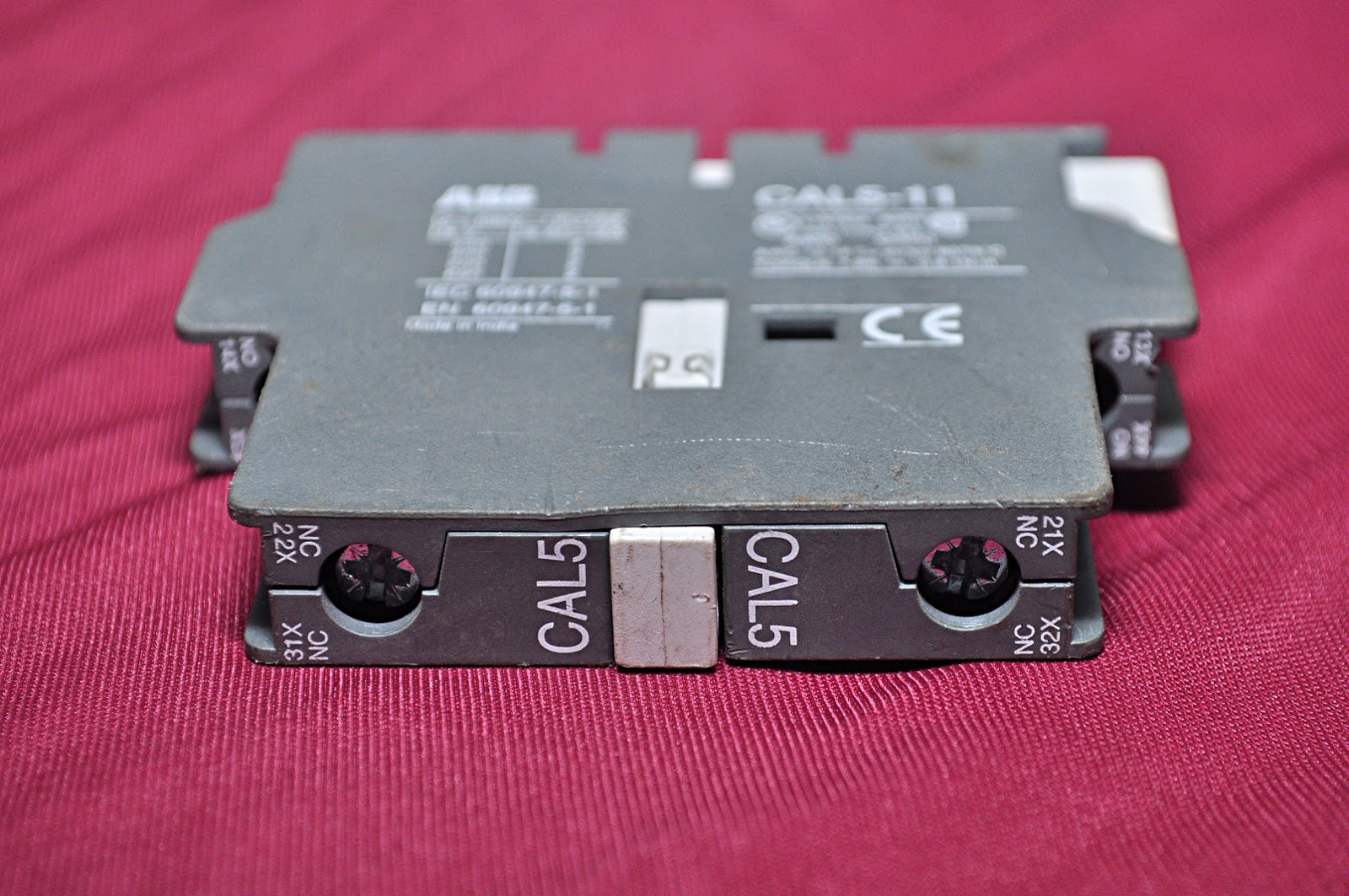 ABB CAL 5-11 AUXILIARY CONTACT BLOCK