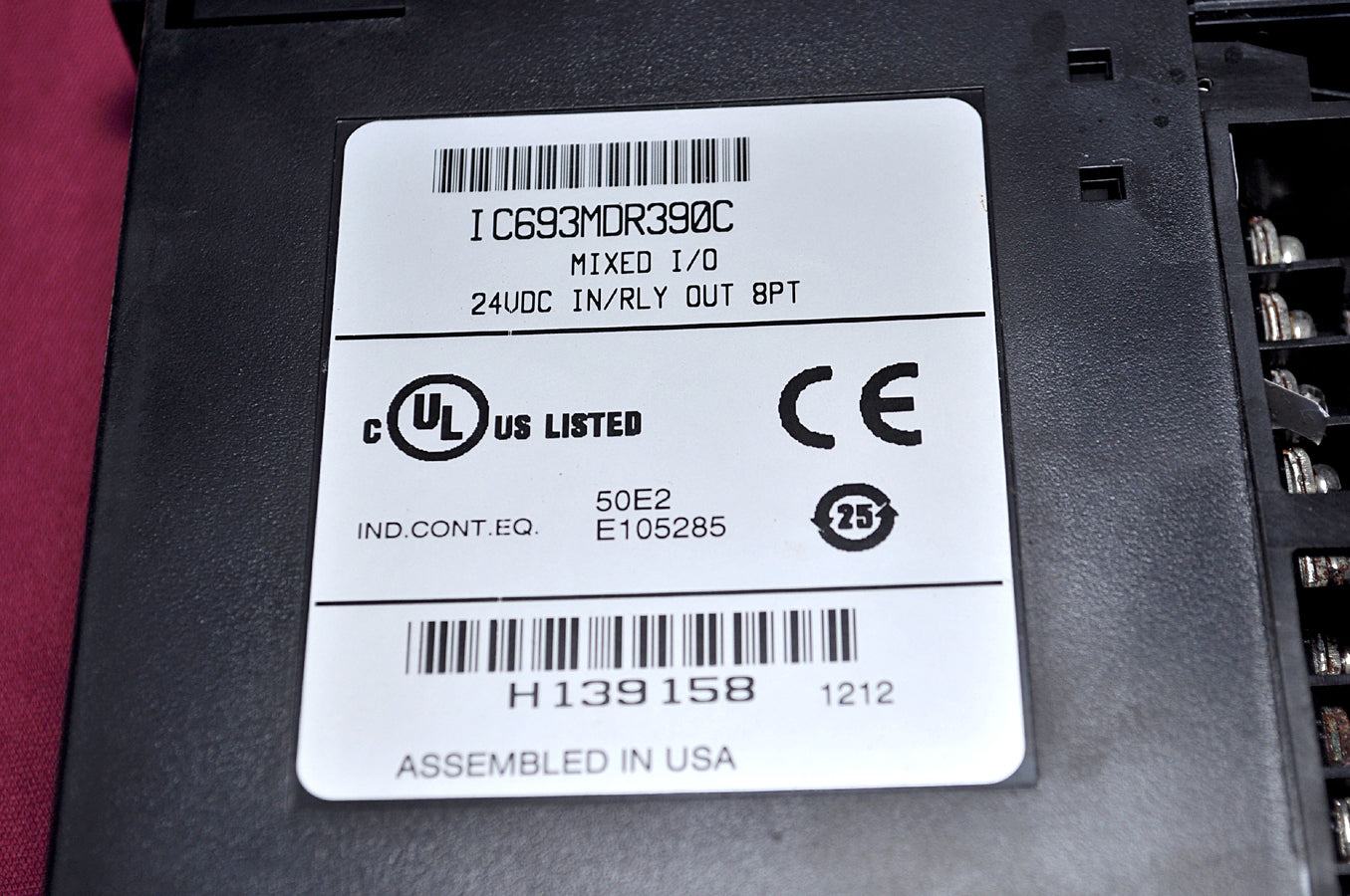 Ge fanuc ic693mdr390c mixed i/o