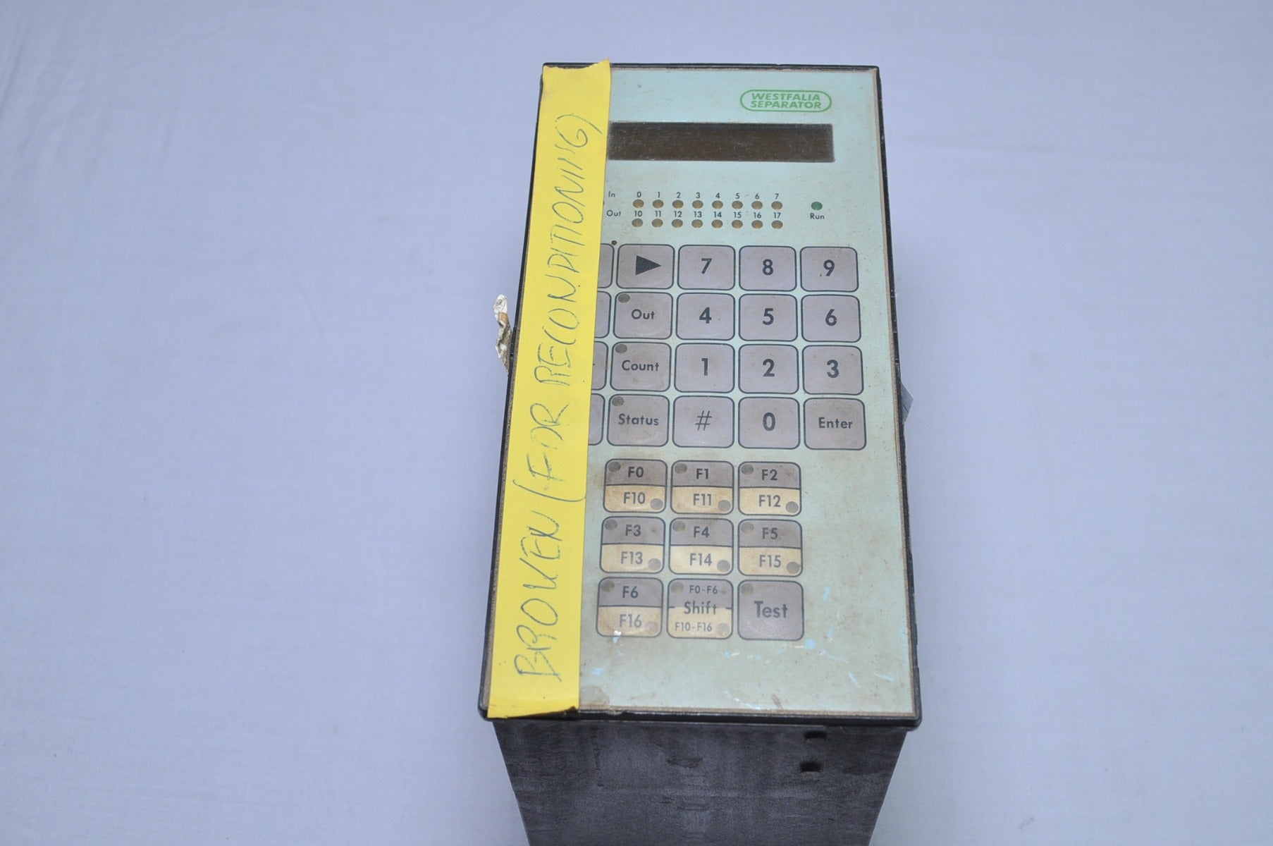 Westfalia separator plc 100/1(a) control unit