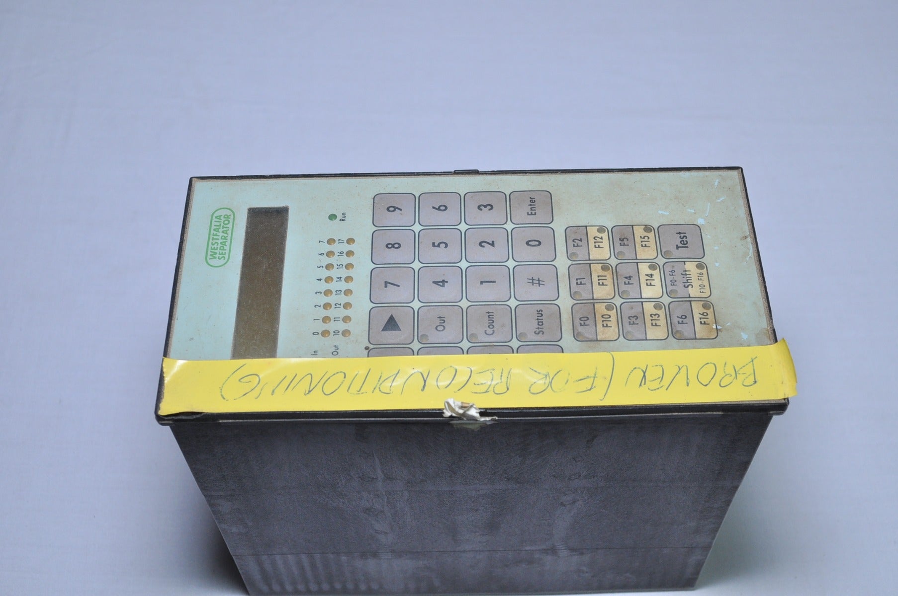 Westfalia separator plc 100/1(a) control unit
