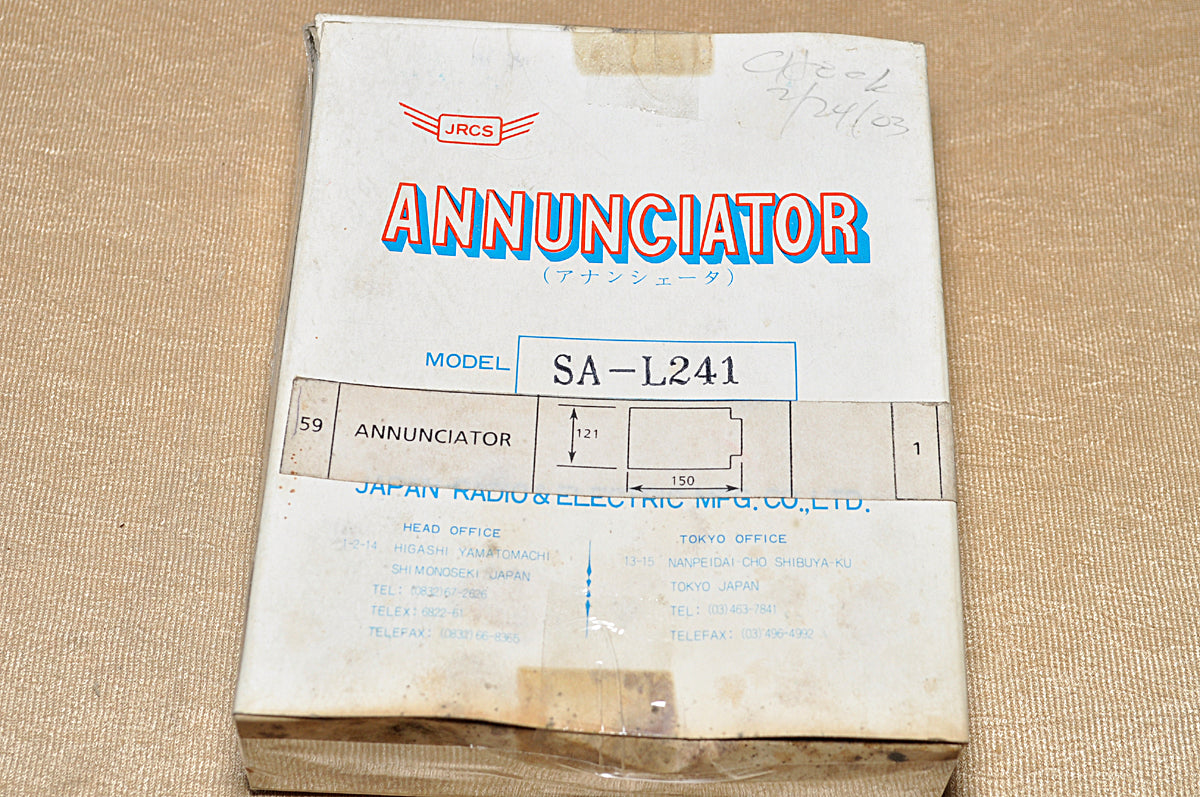 jrcs sa-l241 annunciator used