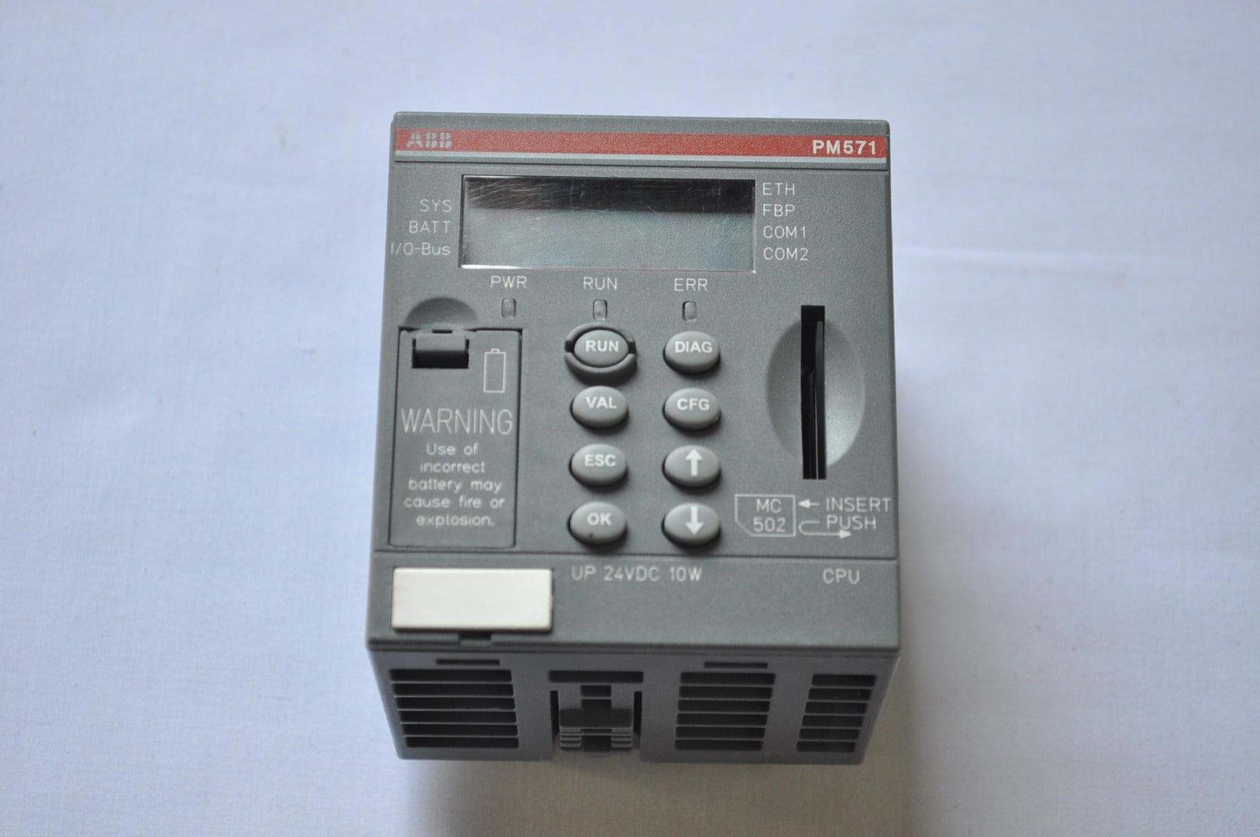 Abb Pm571-eth C2 Central Processing Unit 64Kb Ethernet 1Sap130100R0170