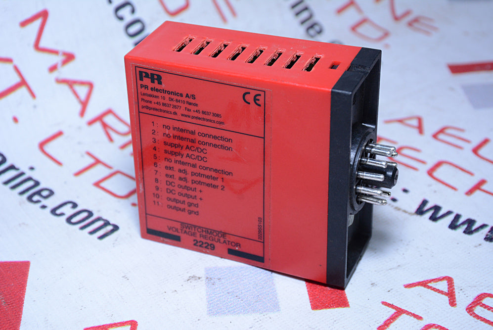 PR ELECTRONICS A/S SWITCHMODE VOLTAGE REGULATOR MODEL 2229 A