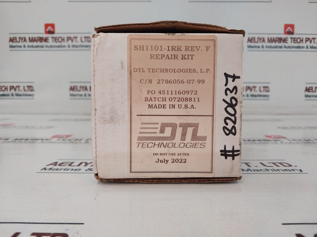 Dtl Technologies Sh1101-1Rk Shuttle Valve 1 In Stackable Repair Kit 820637