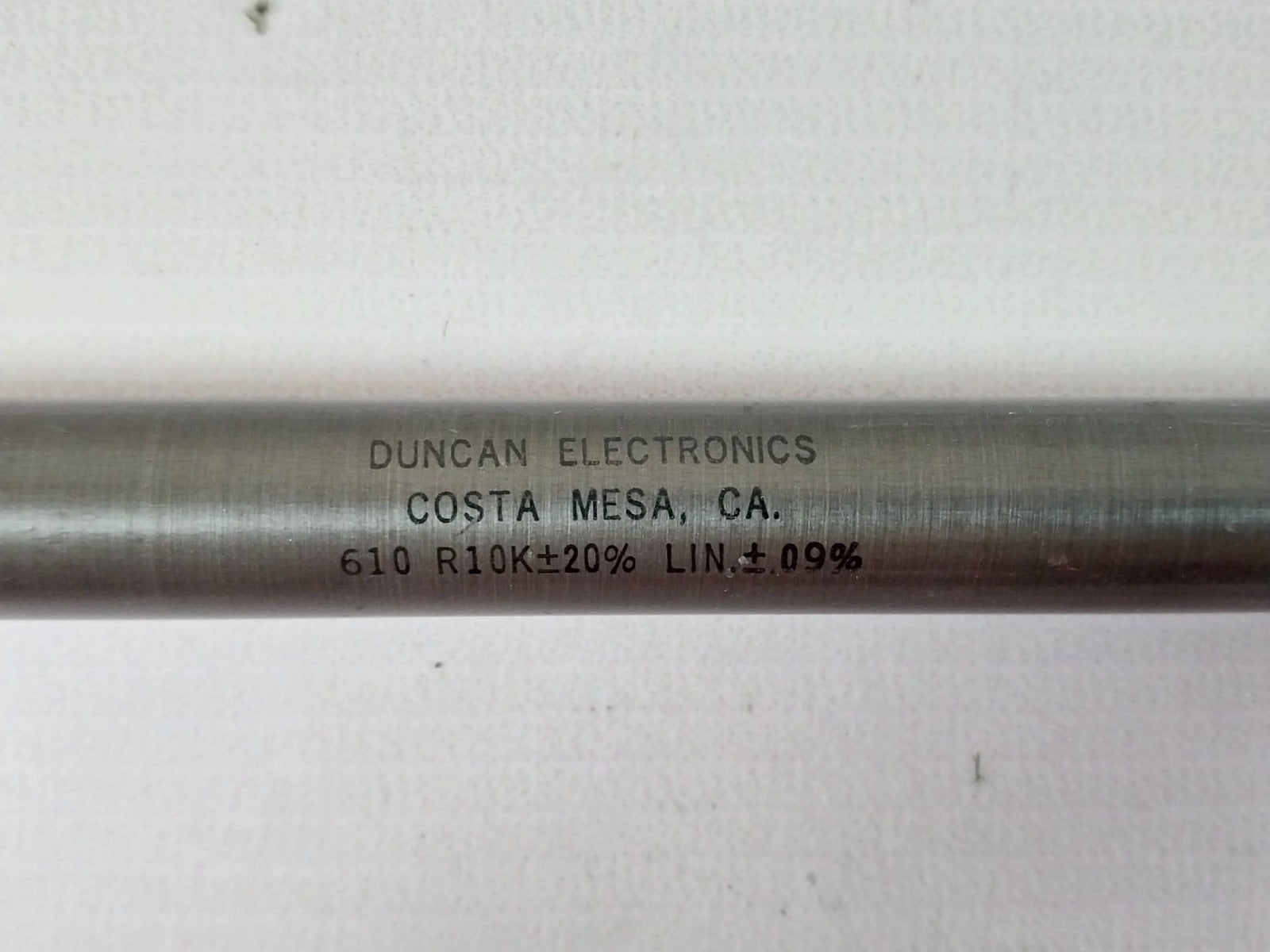 Duncan 610 R10K±20% Linear Position Sensor