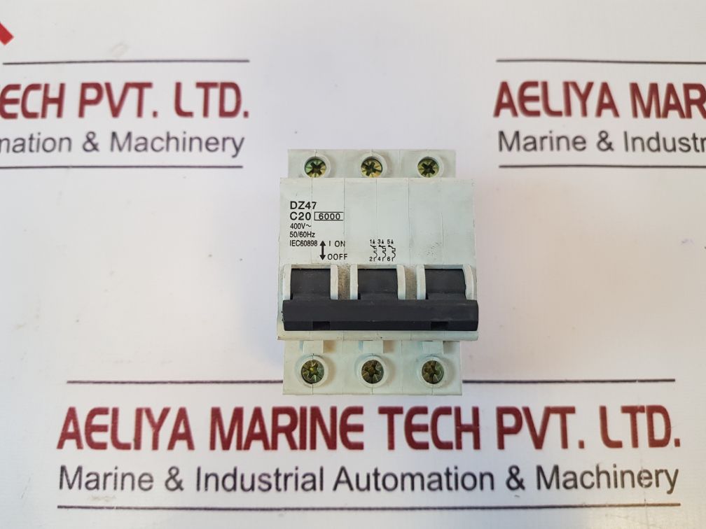 Dz47 C20 Circuit Breaker 400V~ 5060Hz
