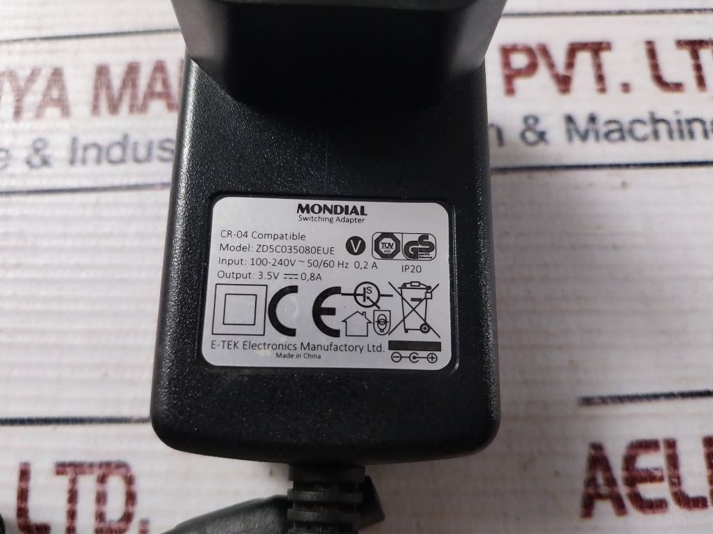 E-tek Electronics Zd5C035080Eue Switching Adapter