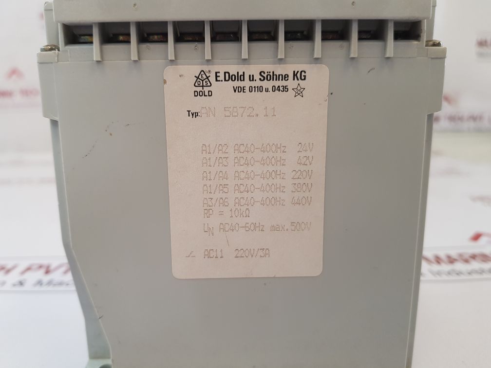 E.Dold An 5872.11 Insulation Monitor Free Shipping By Express
