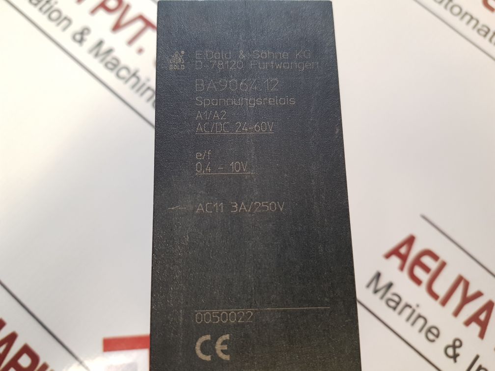 E.Dold & Sohne Ba9064.12 Voltage Relay