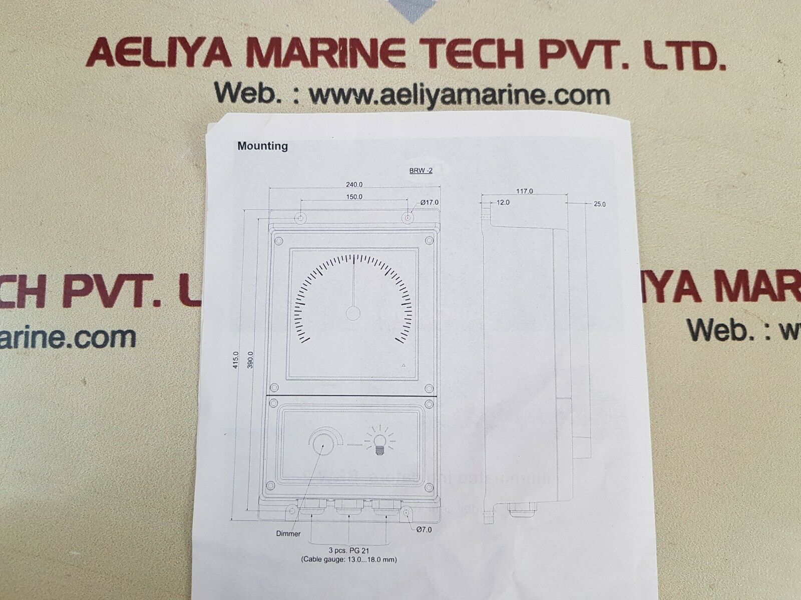 Deif brw 2 wing indicator 332432
