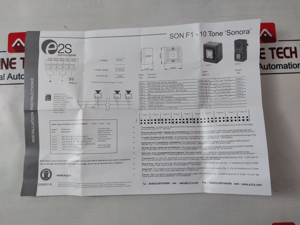 E2S Sonf1Dc24W