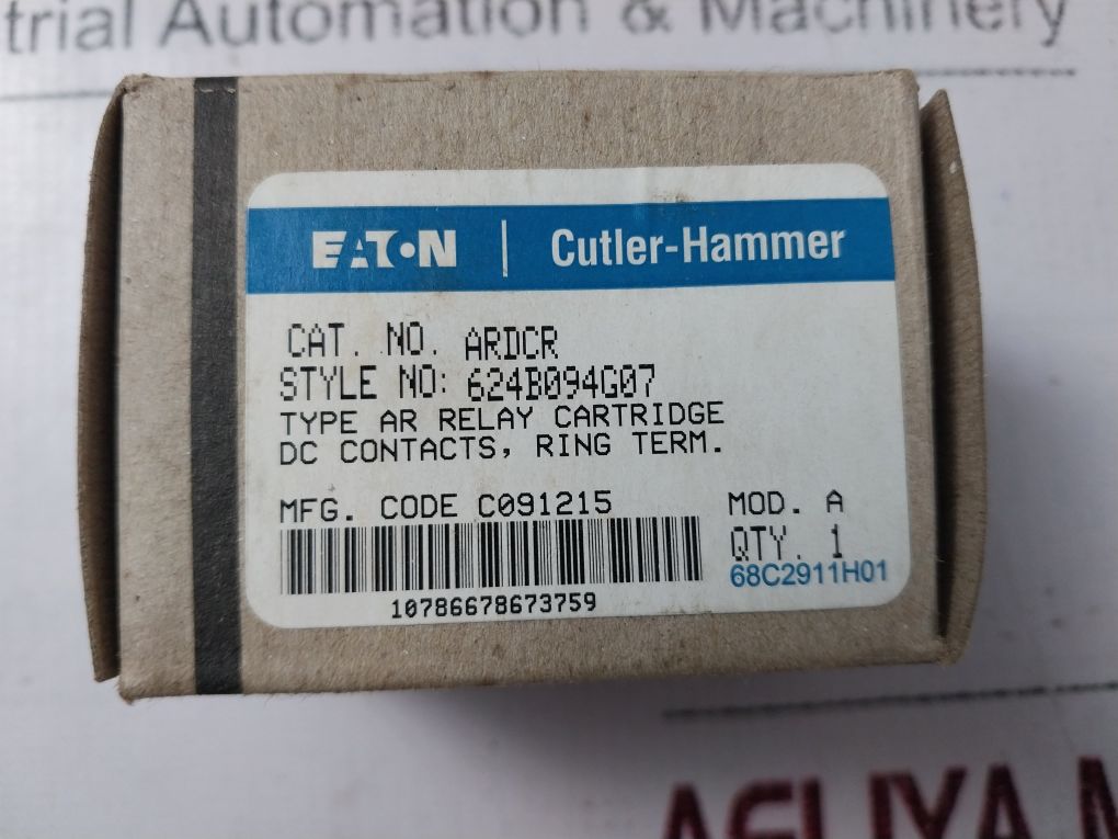Eaton/Cutler-hammer Ardcr Ar Relay Cartridge Dc Contacts