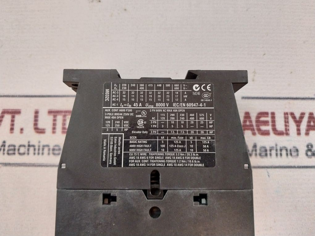 Eaton Dilm32-01 Contactor