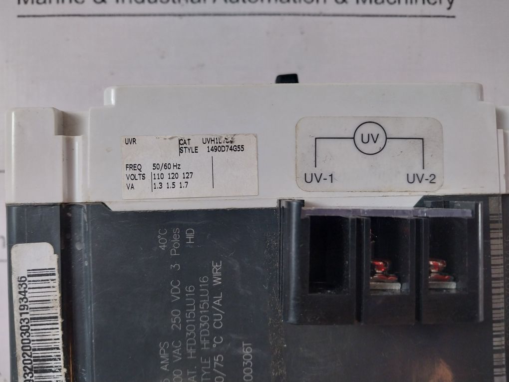 Eaton Hfd3015Lu16 3-p Industrial Circuit Breaker