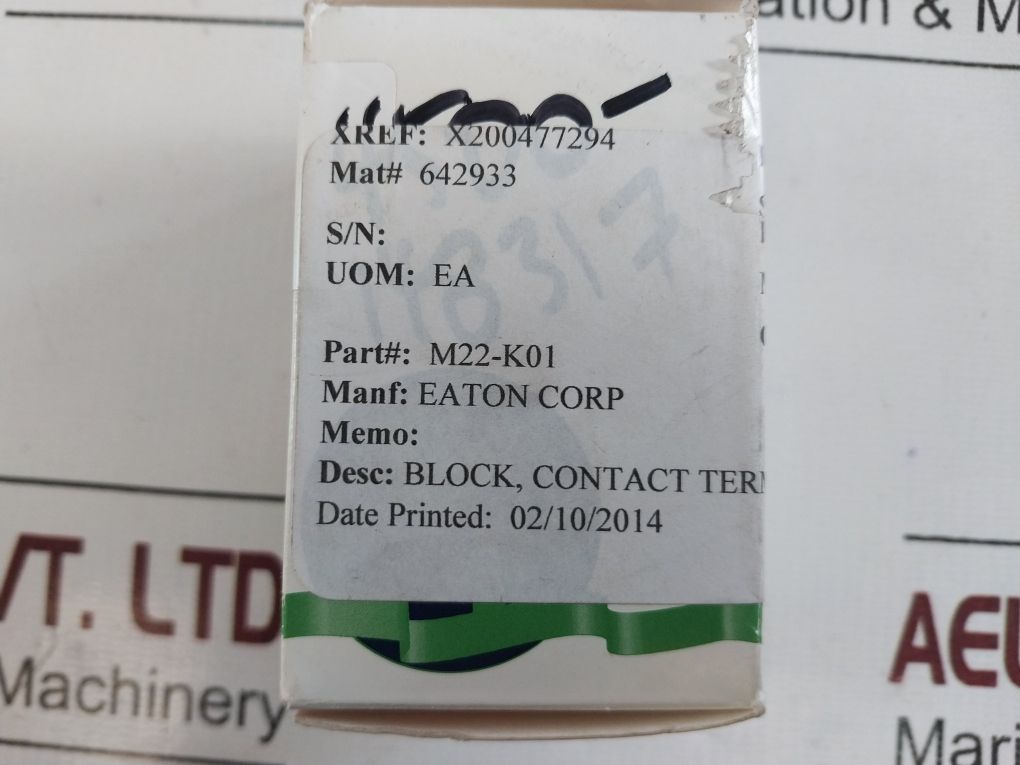Lot Of 3X Eaton M22-k01 Contact Block