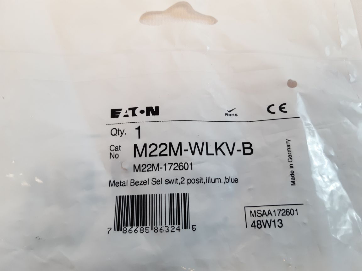 Eaton M22-k10 Contact Block With Modular Pushbutton Switch Set