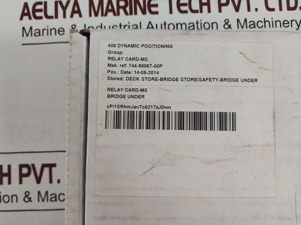 Eaton 744-98067-00P Relay Card-ms 710-a1049-00P Rev Dd05