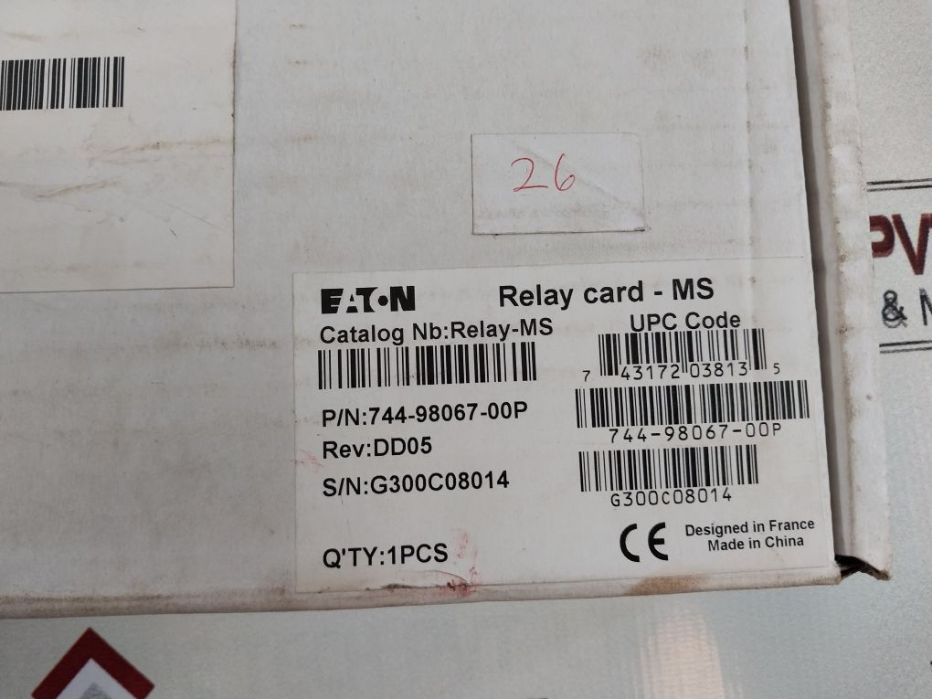 Eaton 744-98067-00P Relay Card-ms 710-a1049-00P Rev Dd05