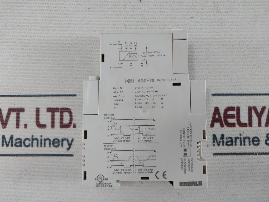 Eberle Mri 400-15 Multi Function Relay 230V Ac, 50-60Hz