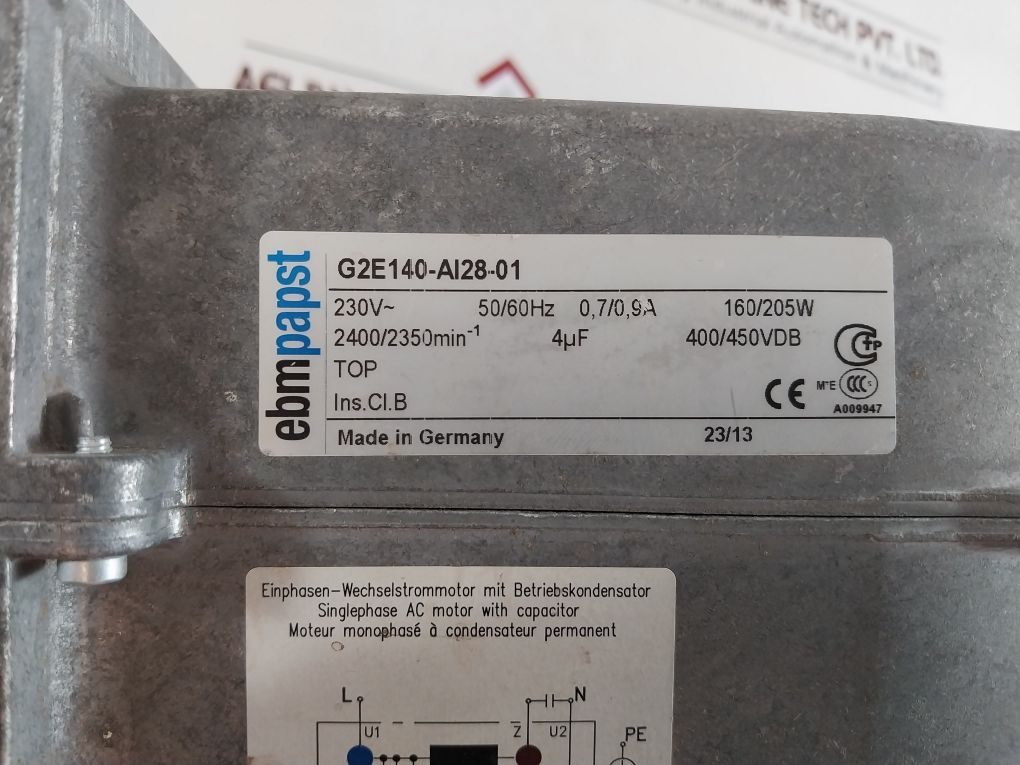 Ebmpapst G2E140-ai28-01 Blower & Centrifugal Fan