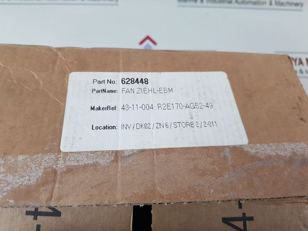 Ebmpapst R2E180-cd62-09 Hoodless Centrifugal Fan 628448