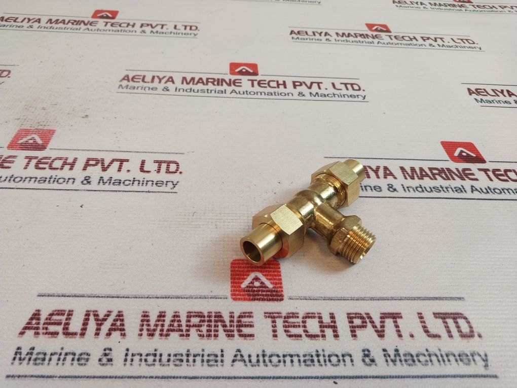 Lot Of 3X Econ 1/2” Bsp Brass Gauge Tube Support
