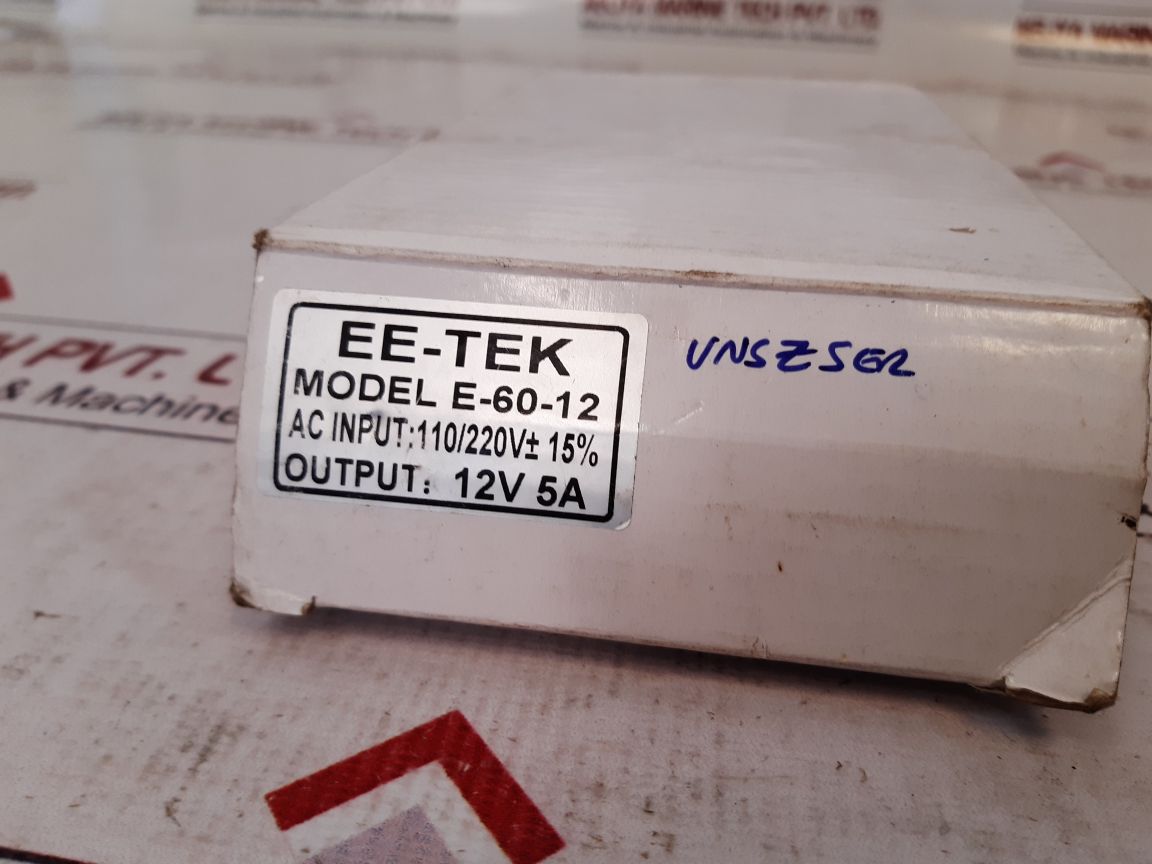 Ee-tek E-60-12 Power Supply