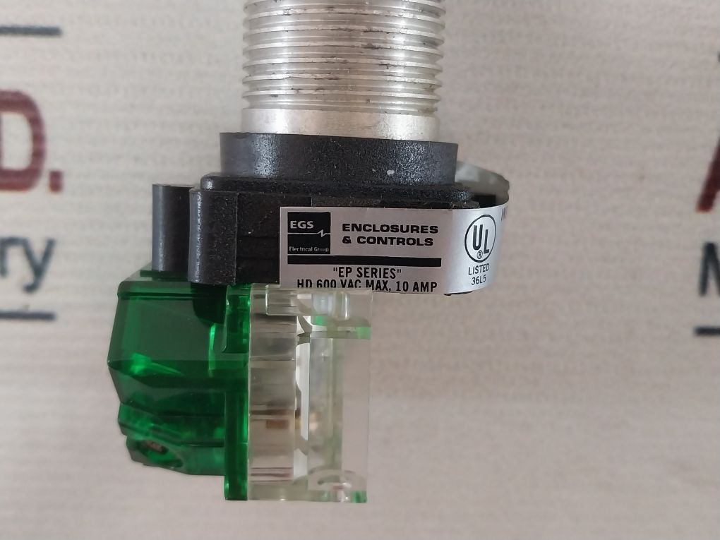 Egs "Ep Series" A9514-2 Stop Button W/Red Boot 70.008.1004