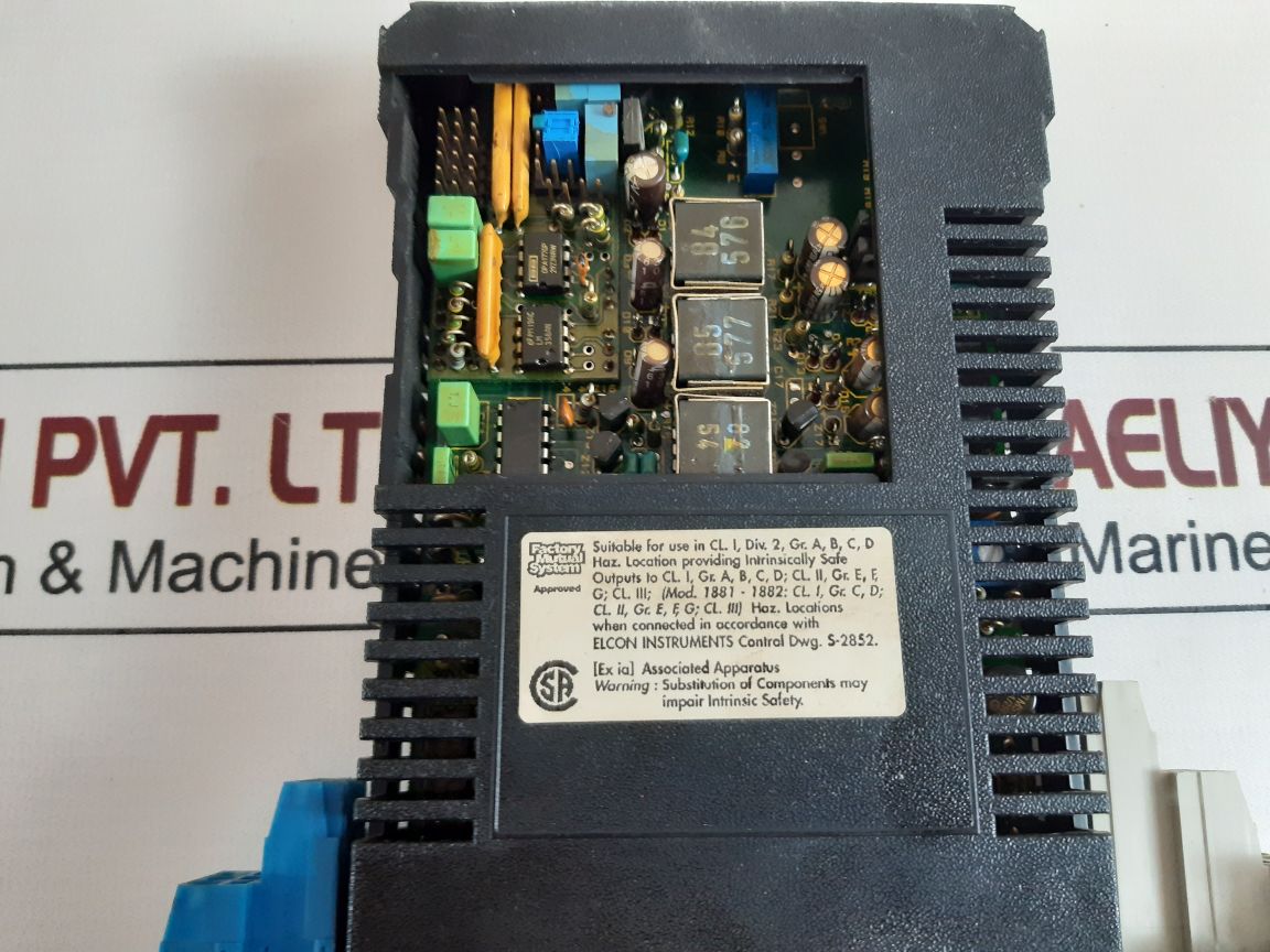 Elcon 1090-g-0-0720-aa Strain Gauge Converter 471894 With Base