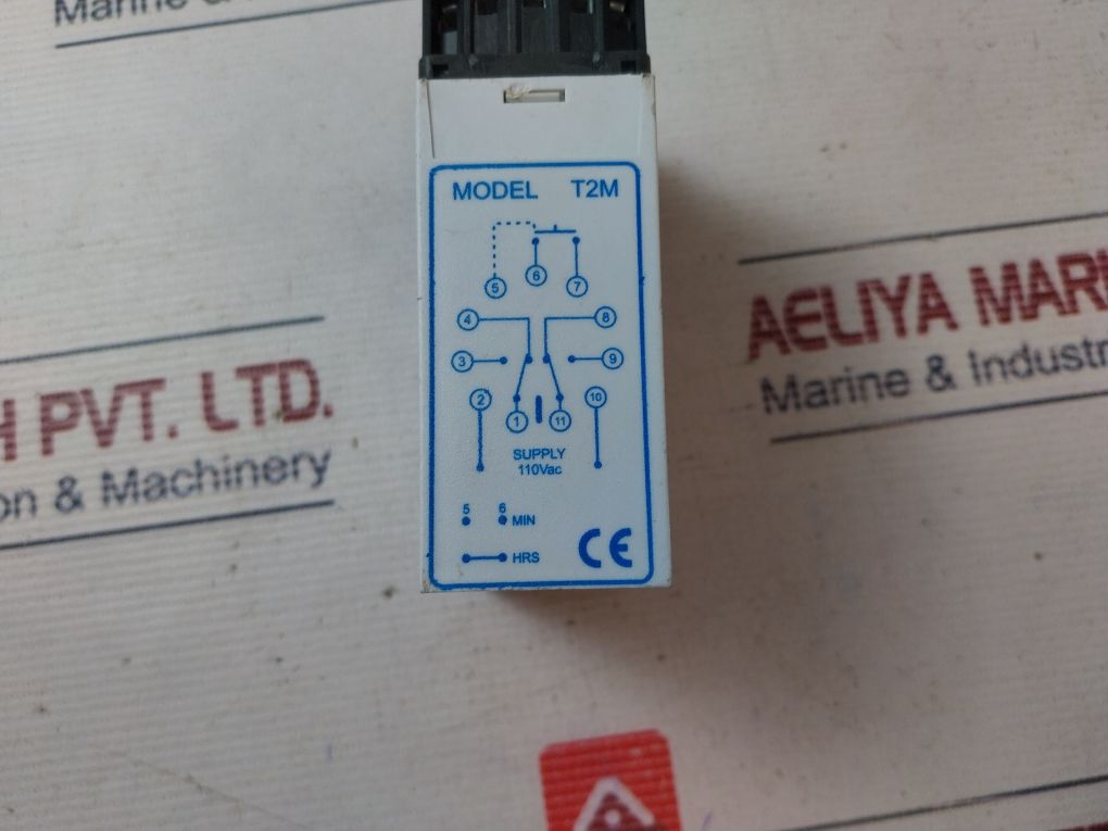 Electro T2M Multi Range Timer With Base 110Vac
